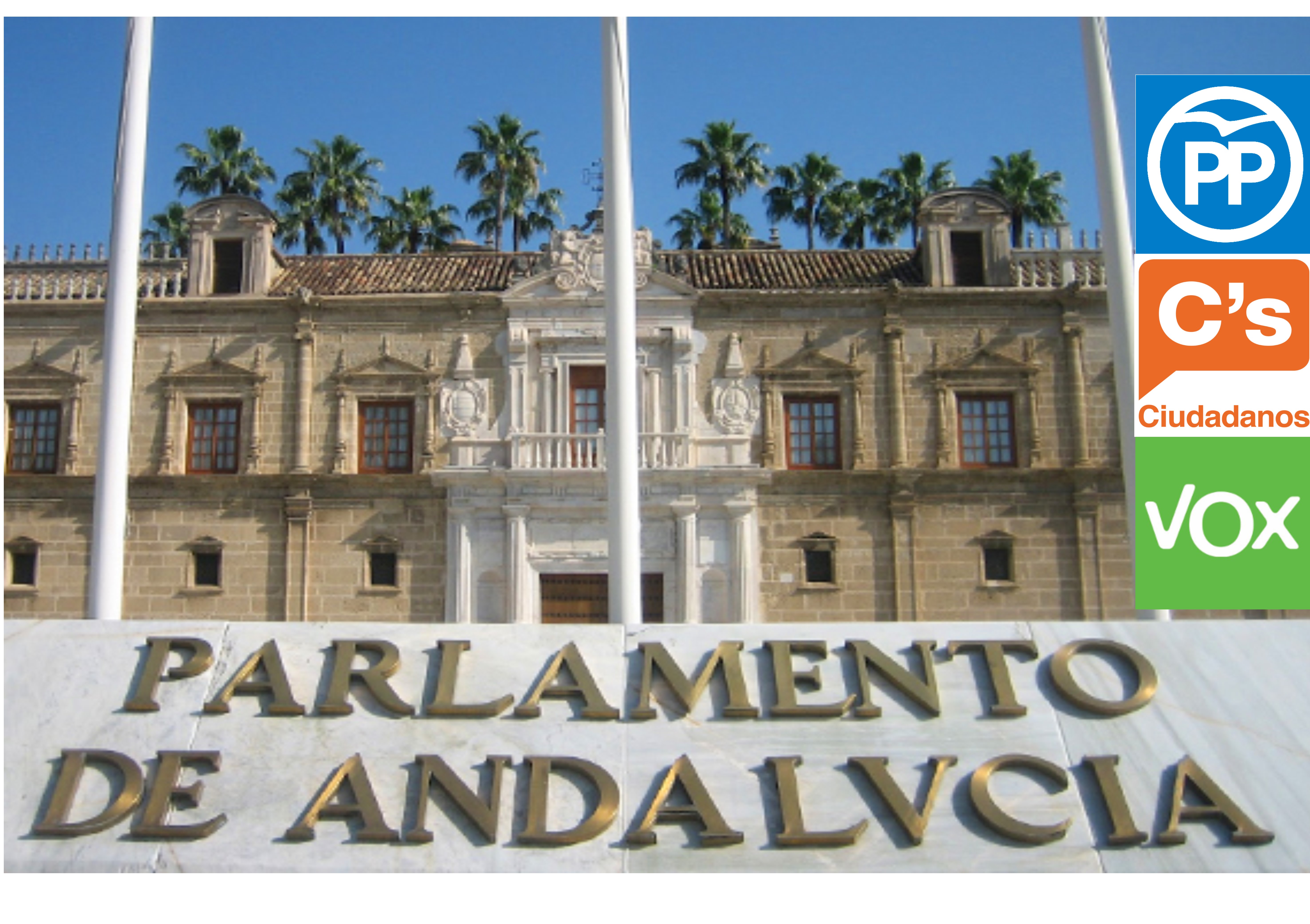 Los señoros del tripartito se instalan en el Gobierno Andaluz
