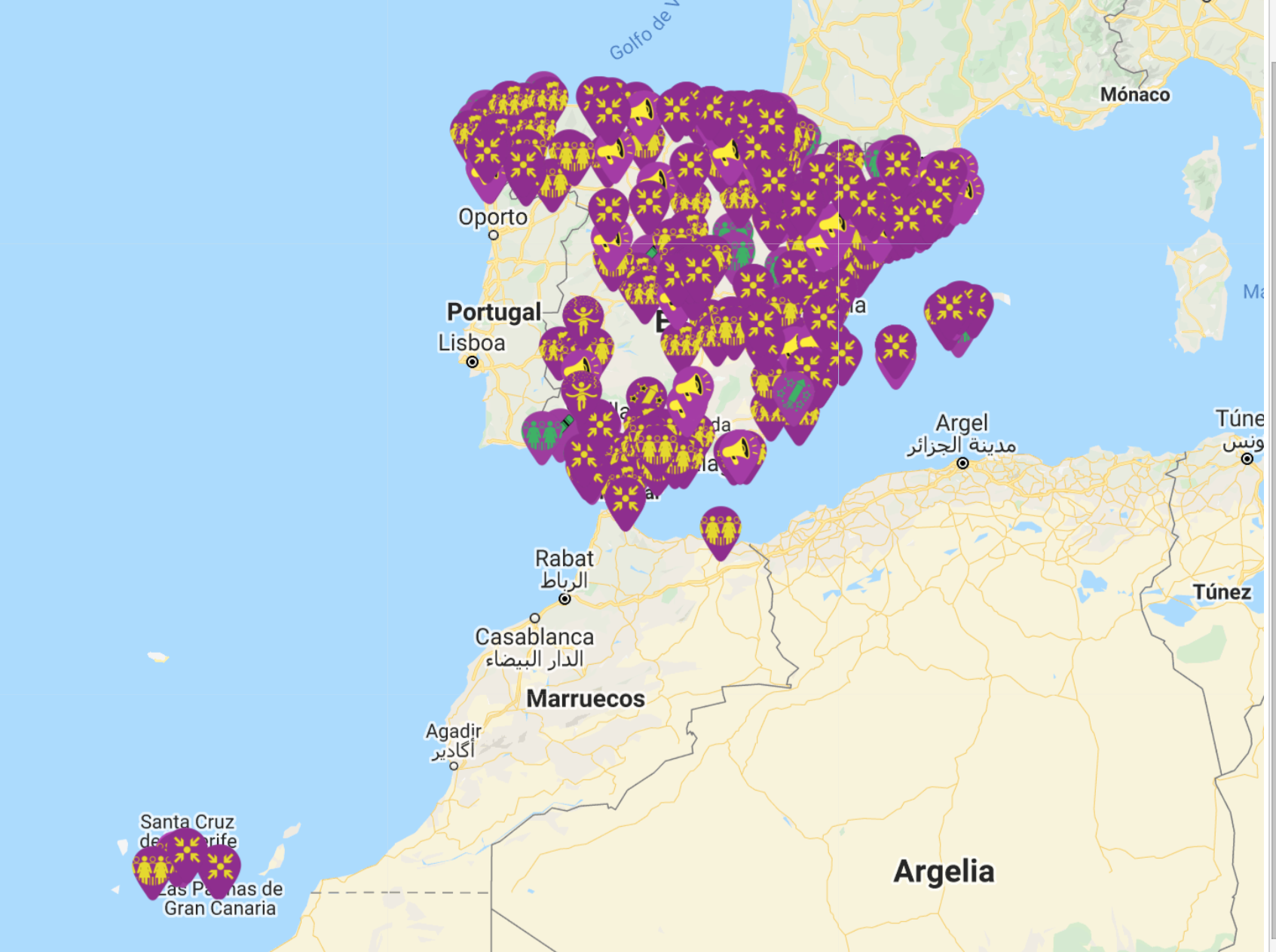 «Sal a la calle niña»: Mapa de convocatorias y manifestaciones del 8M